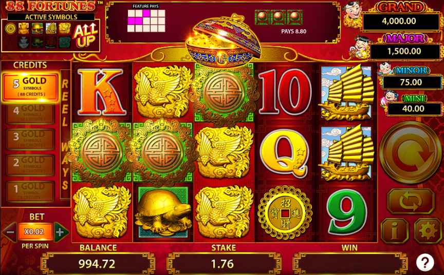 Slot Game 88 Fortunes
